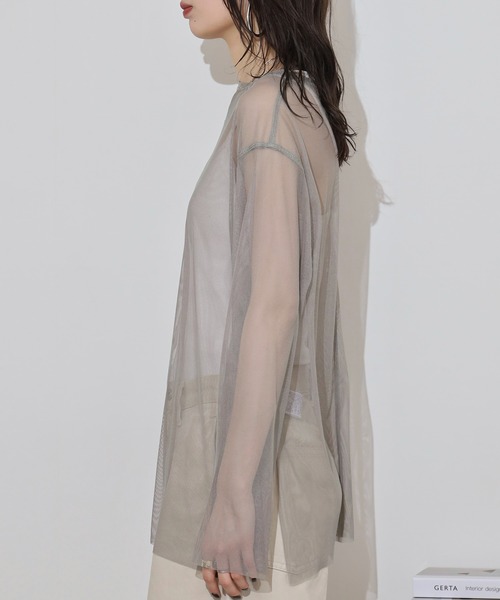 hunch(ハンチ)の「hunch リバーシブルパワーネット(その他トップス・レディース・ベージュ系/ブラック×グレー/グリーン×ピンク・FREE)」の17枚目の写真
