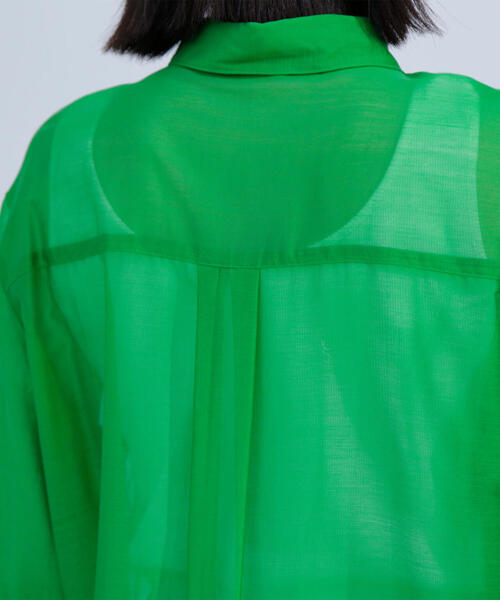 ブラウス シャツ 「Oggi掲載」シャイニーシアーシャツ レディース NATURAL BEAUTY BASIC ブラウス シャツ 「Oggi掲載」シャイニー