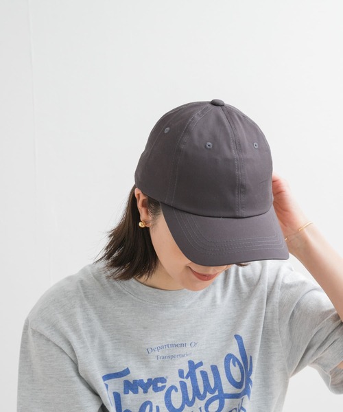 URBAN RESEARCH DOORS（アーバンリサーチドアーズ）の「ツイルキャップ（キャップ・レディース・チャコールグレー/ブラック/ベージュ・ONE）」の3枚目の写真