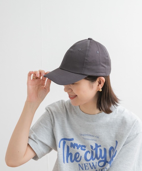 URBAN RESEARCH DOORS（アーバンリサーチドアーズ）の「ツイルキャップ（キャップ・レディース・チャコールグレー/ブラック/ベージュ・ONE）」の5枚目の写真