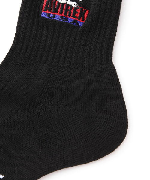 AVIREX（アヴィレックス）の「《直営店限定》TOM CAT AVIREX USA SOX / トムキャット 靴下 / アヴィレックス（ソックス/靴下・メンズ・ブラック/ホワイト・FREE）」の7枚目の写真