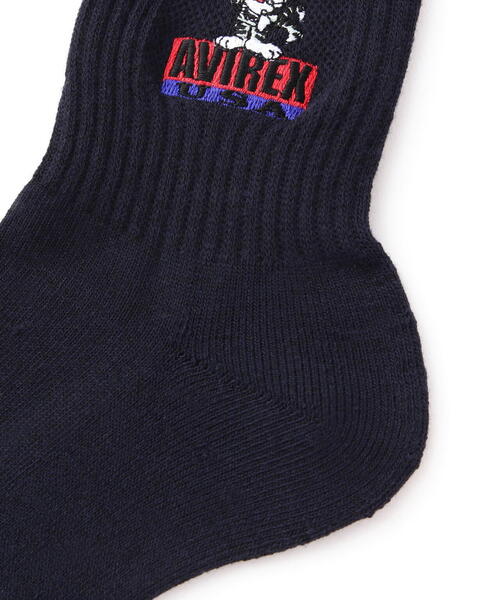 AVIREX（アヴィレックス）の「《直営店限定》TOM CAT AVIREX USA SOX / トムキャット 靴下 / アヴィレックス（ソックス/靴下・メンズ・ブラック/ホワイト・FREE）」の10枚目の写真