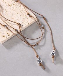 メタルビーズラリエット