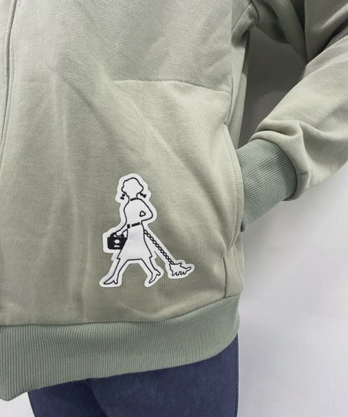 STUDIO PICONE（スタジオピッコーネ）の「【オンラインストア・店舗限定商品】裏毛ハイネックジップスウェット（スウェット・レディース・ネイビー/カーキ・M/L）」の18枚目の写真