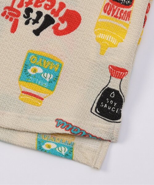 F.O.KIDS(エフオーキッズ)の「【ジュニア対応】SAUCE!半袖TEE(Tシャツ/カットソー・キッズ・キナリ/ネイビー・80/90/100/110/120/130/140)」の5枚目の写真