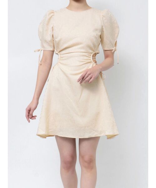 EATME（イートミー）の「サイドレースアップワンピース（ワンピース・レディース・ブルー/ブラック/アイボリー・SMALL/MEDIUM）」の8枚目の写真