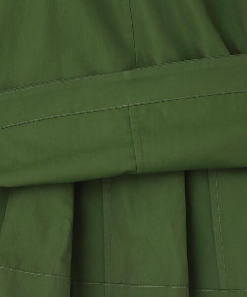 MARGARET HOWELL(マーガレットハウエル)の「SOFT COMPACT COTTON(スカート・レディース・ブラック/グリーン・1/3/0/2)」の4枚目の写真