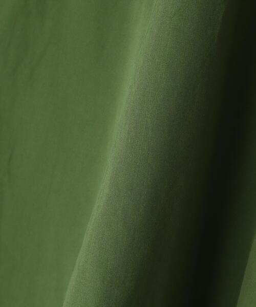 MARGARET HOWELL(マーガレットハウエル)の「SOFT COMPACT COTTON(スカート・レディース・ブラック/グリーン・1/3/0/2)」の3枚目の写真