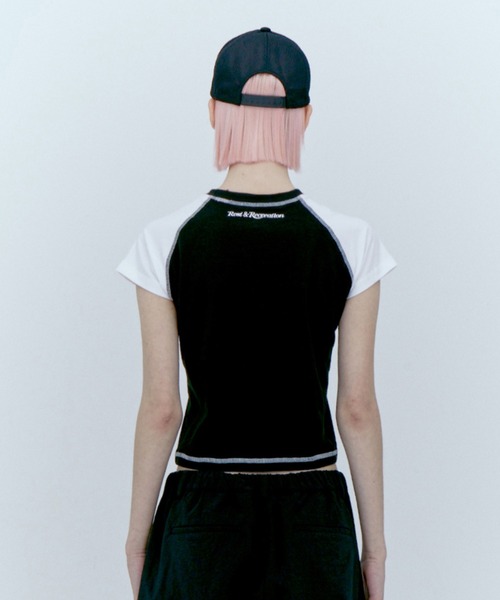 【REST&RECREATION】Raglan Crop Top ★送料・関税込★ REST&RECREATION】Raglan Crop Top ☆送料・関税込☆ (Rest