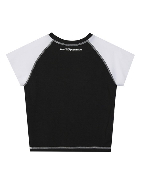 Rest&Recreation/レストアンドレクリエーション RAGLAN CROP TOP