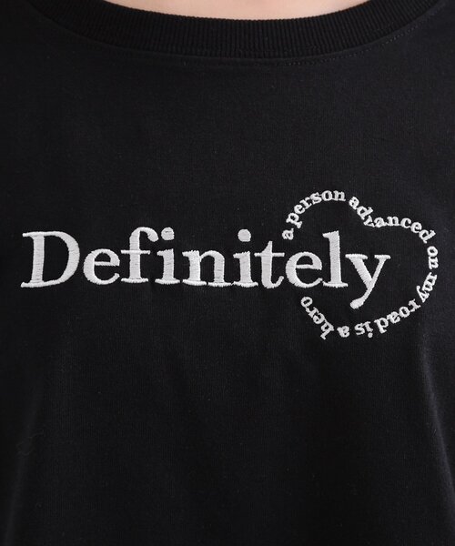 PINK-latte（ピンクラテ）の「袖ラインリボンTシャツ（Tシャツ/カットソー・キッズ・ライトパープル/オフホワイト/ブラック・16/15 /14/13）」の4枚目の写真