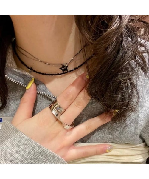 Ray BEAMS(レイビームス)の「LOTUS PINK / Joe Cool ネックレス(ネックレス・レディース・ブラック/ピンク・ONE SIZE)」の8枚目の写真