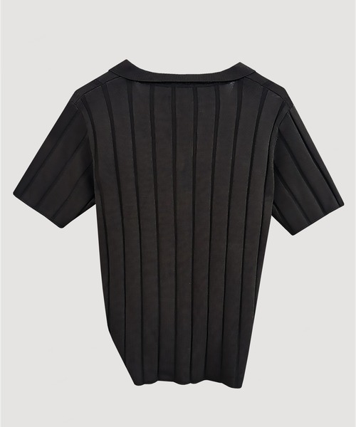 VIAVANDA（ヴィアヴァンダ）の「SMOOTH KNIT POLO SHIRT（ニット/セーター・レディース・アイボリー/チャコール・FREE）」の10枚目の写真