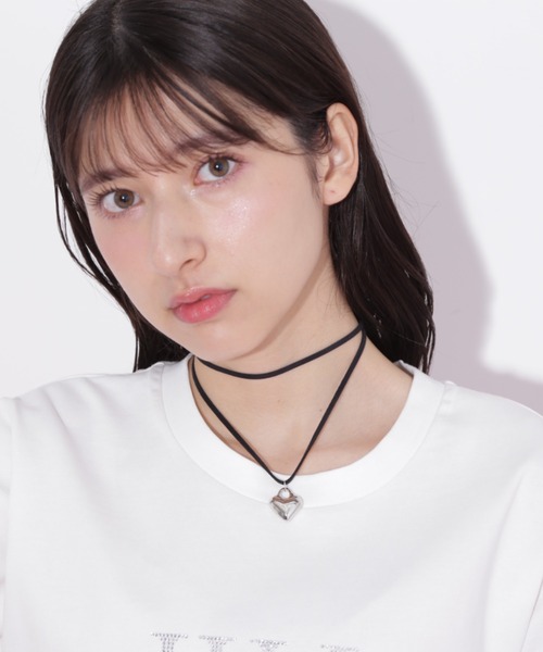すぐ届く【JILL by JILL】可愛い ート チョーカー ハートチョーカー(ネックレス)|JILL by JILL STUART