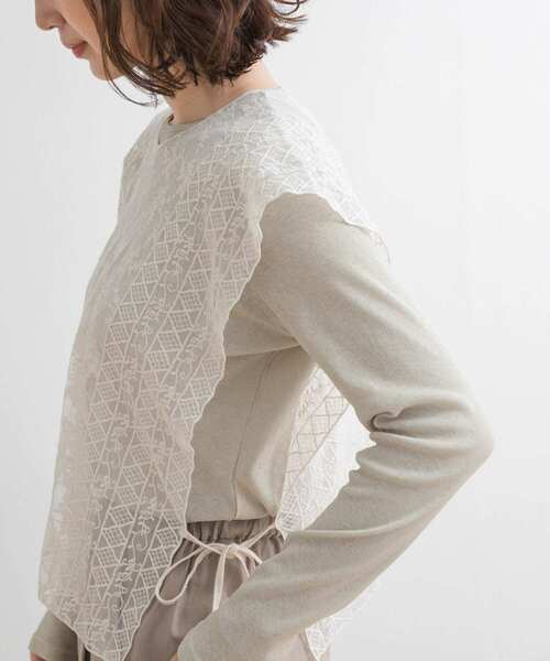 URBAN RESEARCH DOORS（アーバンリサーチドアーズ）の「2WAYレースカバー（ストール/ショール・レディース・ナチュラル・ONE）」の15枚目の写真