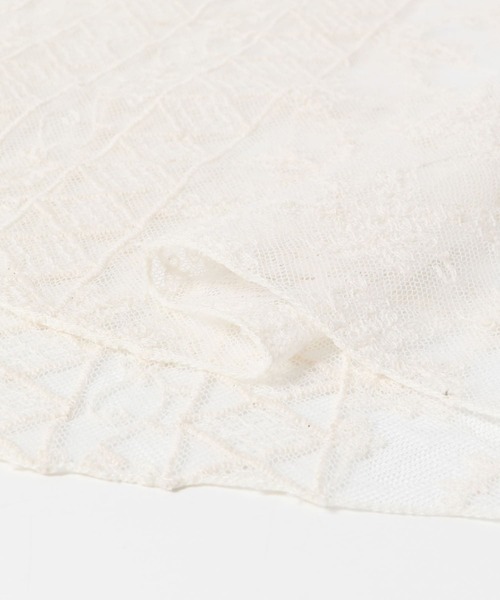 URBAN RESEARCH DOORS（アーバンリサーチドアーズ）の「2WAYレースカバー（ストール/ショール・レディース・ナチュラル・ONE）」の4枚目の写真