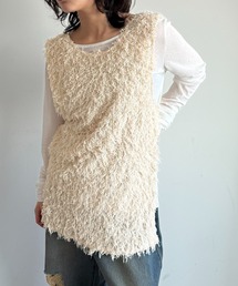 apres jour mignon（アプレジュールミニョン）の「モケモケベスト【ZOZOTOWN限定アイテム】（ベスト）」