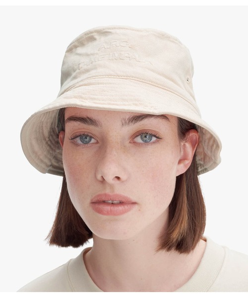 A.P.C.（アーペーセー）の「BOB OFFSHORE / Tame Impala バケットハット（ハット・メンズ・グレー/ピンク系その他・M）」の2枚目の写真