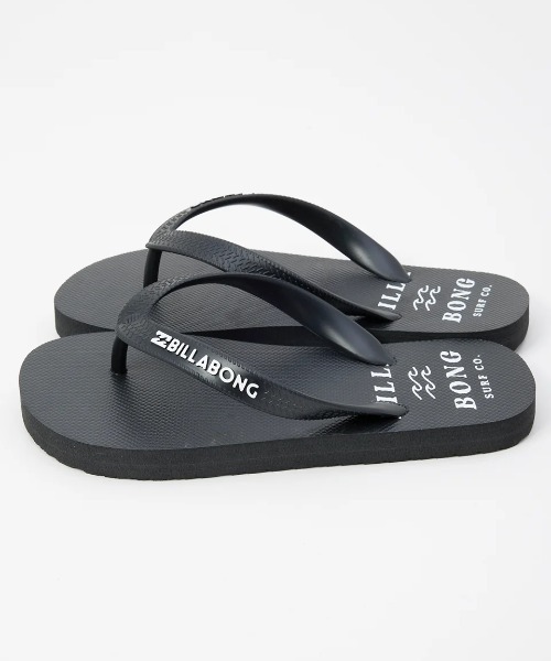 BILLABONG（ビラボン）の「BILLABONG キッズ ONE TIME THONGS ビーチサンダル 【2025年春夏モデル】/ビラボンキッズビーサン(ビーチサンダル)（サンダル・キッズ・ブラック系その他・18cm/20cm/22cm）」の2枚目の写真