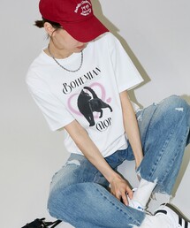 アニマル プリント」に該当するTシャツ/カットソーファッション