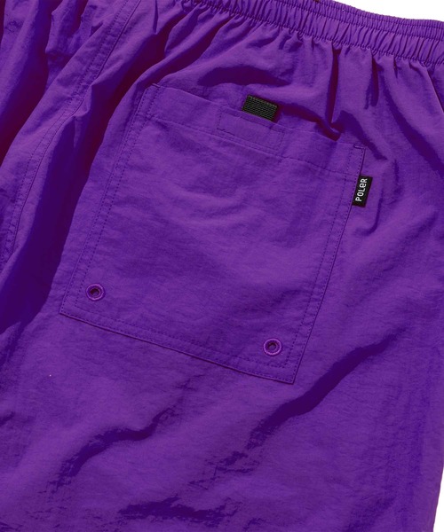 POLeR（ポーラー）の「POLER NYLON WIDE STUFF SHORTS（その他パンツ・メンズ・パープル/ブラック/その他1・L/M）」の8枚目の写真