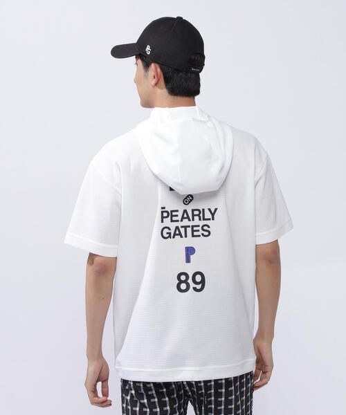 パーリーゲイツ　半袖プルオーバー PEARLY GATES】ストレッチサッカー 半袖プルオーバーカットソー
