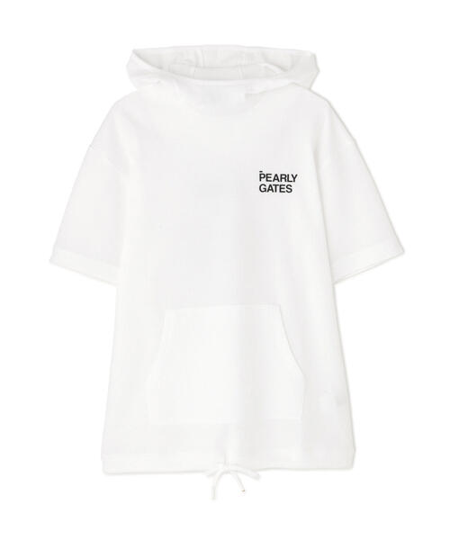 PEARLYGATESネオワッフル半袖フーディプルオーバーRelaxシリーズL PEARLYGATESネオワッフル半袖フーディプルオーバーRelaxシリーズL