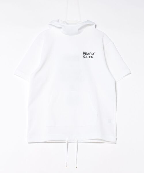 PEARLYGATESネオワッフル半袖フーディプルオーバーRelaxシリーズL PEARLY GATES｜ネオワッフル半袖フーディプルオーバー <Relax