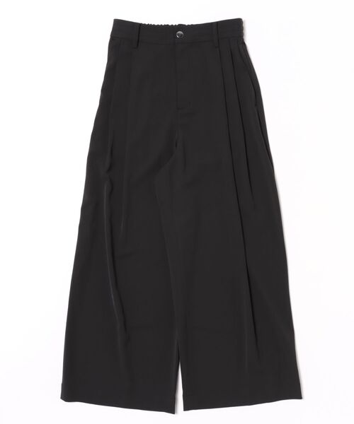 DRESSLAVE(ドレスレイブ)の「chambray effortless wide pants(シャンブレーエフォートレスワイドパンツ)(スラックス・レディース・ホワイト/トップグレー/ブラック・36/38)」の3枚目の写真