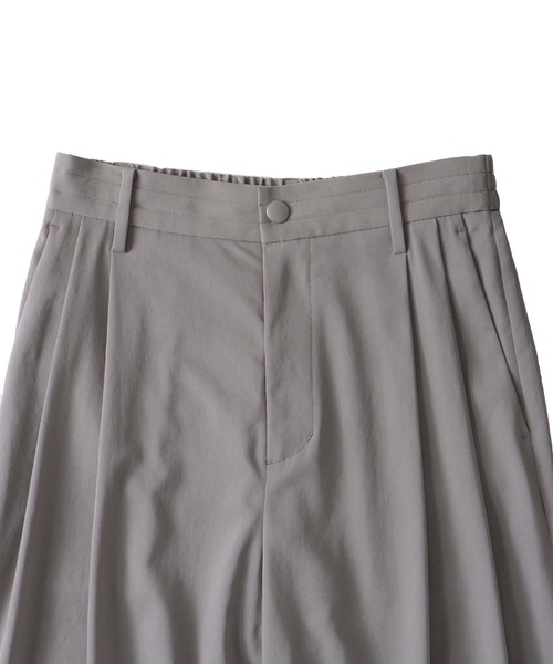 DRESSLAVE(ドレスレイブ)の「chambray effortless wide pants(シャンブレーエフォートレスワイドパンツ)(スラックス・レディース・ホワイト/トップグレー/ブラック・36/38)」の22枚目の写真