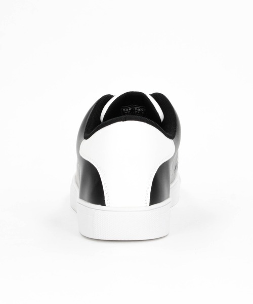 NICOLE CLUB FOR MEN（ニコルクラブフォーメン）の「スリップイン レザースニーカー（スニーカー・メンズ・ブラック/オフホワイト・25.5cm/26.5cm/27.5cm）」の12枚目の写真