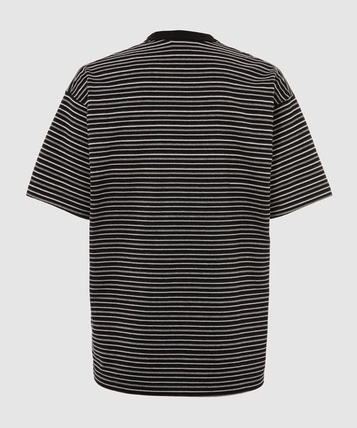 コットン天竺 ランダムボーダー TEE（Tシャツ/カットソー