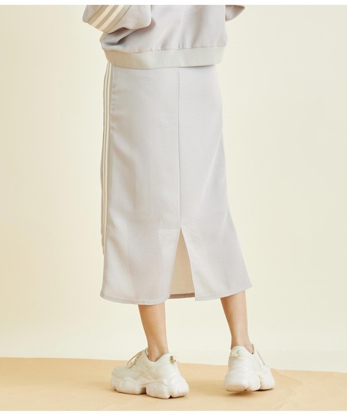 Settimissimo（セッティミッシモ）の「サイドライン カノコ メッシュ ナロー スカート（スカート・レディース・ブラック/ベージュ・FREE）」の20枚目の写真