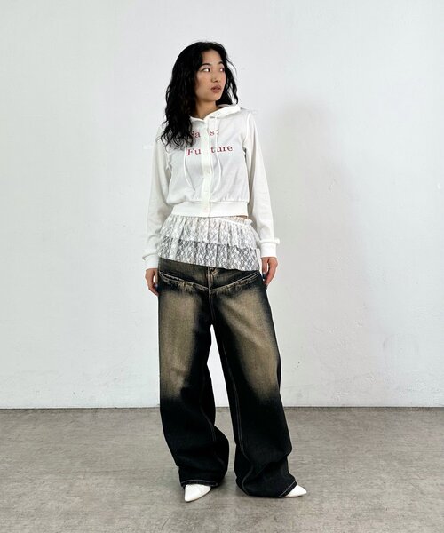 WHO’S WHO gallery PAST FUTUREロゴパーカー セール】PAST FUTUREロゴパーカー（パーカー）｜WHO'S WHO