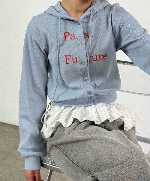 WHO’S WHO gallery PAST FUTUREロゴパーカー セール】PAST FUTUREロゴパーカー（パーカー）｜WHO'S WHO