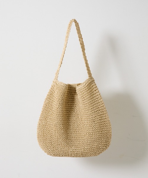 COLONY 2139（コロニートゥーワンスリーナイン）の「ソフトペーパーワンショルダーバッグ（ショルダーバッグ・レディース・ベージュ/ブラウン・FREE）」の13枚目の写真