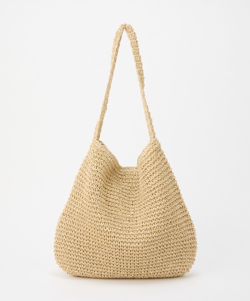 COLONY 2139（コロニートゥーワンスリーナイン）の「ソフトペーパーワンショルダーバッグ（ショルダーバッグ・レディース・ベージュ/ブラウン・FREE）」の20枚目の写真