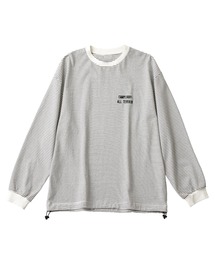 LOGOS | 【CAMP LOGOS/キャンプロゴス】ボーダー ロングスリーブ ビッグシルエットTシャツ(Tシャツ/カットソー)