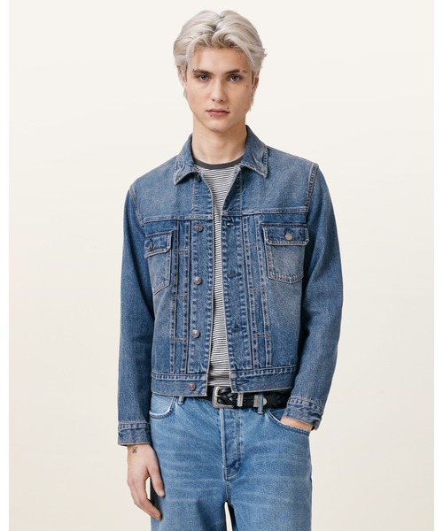 ALLSAINTSオールセインツインディゴブルーデニムジャケットＸＬ All Saints - ALLSAINTSオールセインツインディゴブルーデニム