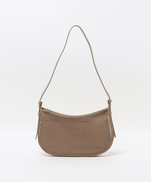 UNITED ARROWS(ユナイテッドアローズ)の「COMFY メッシュ ミニショルダーバッグ(ショルダーバッグ・レディース・ブラック/ベージュ・FREE)」の3枚目の写真