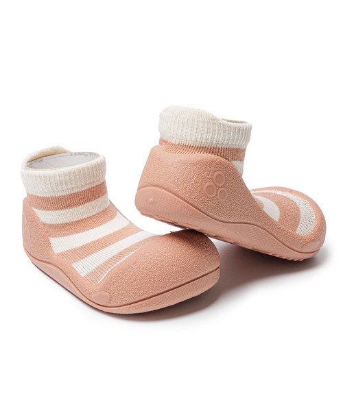 Attipas(アティパス)の「Attipas/Stripe ストライプ ベビー ファーストシューズ(その他シューズ・キッズ・レンガ/オリーブドラブ・12.5cm/11.5cm)」の9枚目の写真