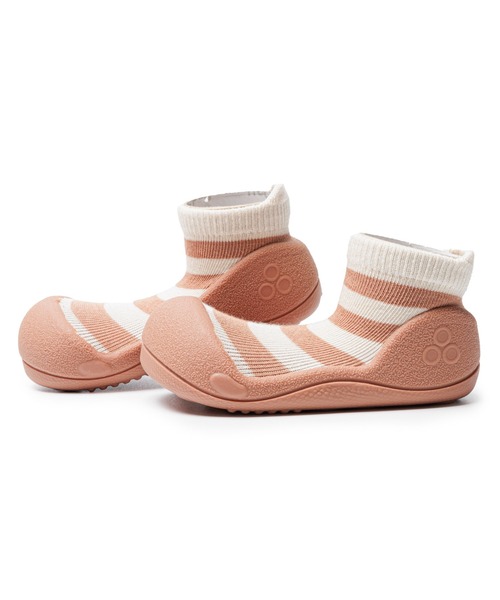 Attipas(アティパス)の「Attipas/Stripe ストライプ ベビー ファーストシューズ(その他シューズ・キッズ・レンガ/オリーブドラブ・12.5cm/11.5cm)」の8枚目の写真