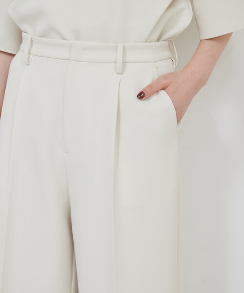 GALLARDAGALANTE（ガリャルダガランテ）の「【セットアップ対応】センタープレスパンツ（その他パンツ・レディース・ブラック/オフホワイト・0/1）」の19枚目の写真