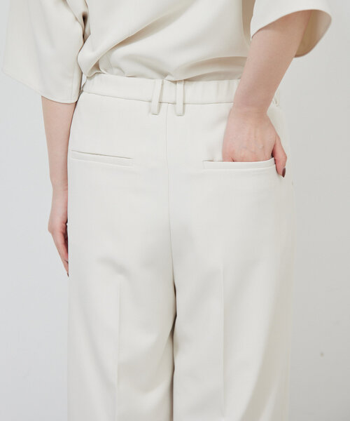 GALLARDAGALANTE（ガリャルダガランテ）の「【セットアップ対応】センタープレスパンツ（その他パンツ・レディース・ブラック/オフホワイト・0/1）」の21枚目の写真