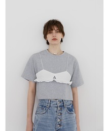 bustier + cropped tee set