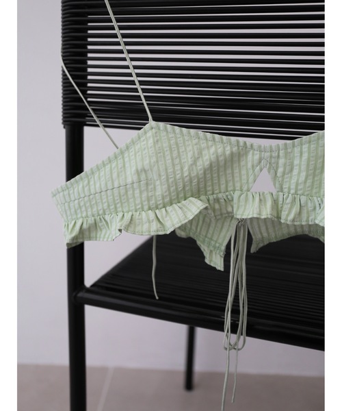 Katrin TOKYO（カトリーントーキョー）の「bustier + cropped tee set（Tシャツ/カットソー・レディース・グレー/ホワイト・FREE/XS）」の15枚目の写真