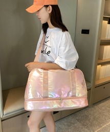 pyornim | 【大容量】【2段式】オーロラビッグ トラベル ジム ボストン バッグ(ボストンバッグ)