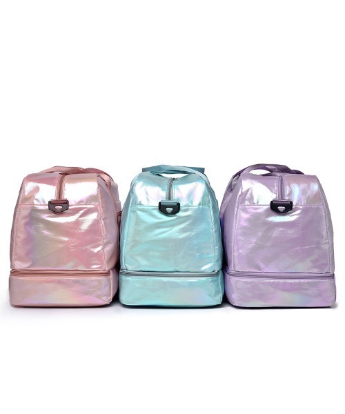 pyornim（ピョルニム）の「【大容量】【2段式】オーロラビッグ トラベル ジム ボストン バッグ（ボストンバッグ・レディース・パープル/ホワイト/ピンク/ブルー・F）」の11枚目の写真