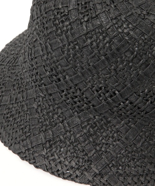 LAKOLE（ラコレ）の「格子柄ペーパーハット / 286092（ハット・レディース・ブラック/ブラウン/ナチュラル・FREE）」の11枚目の写真