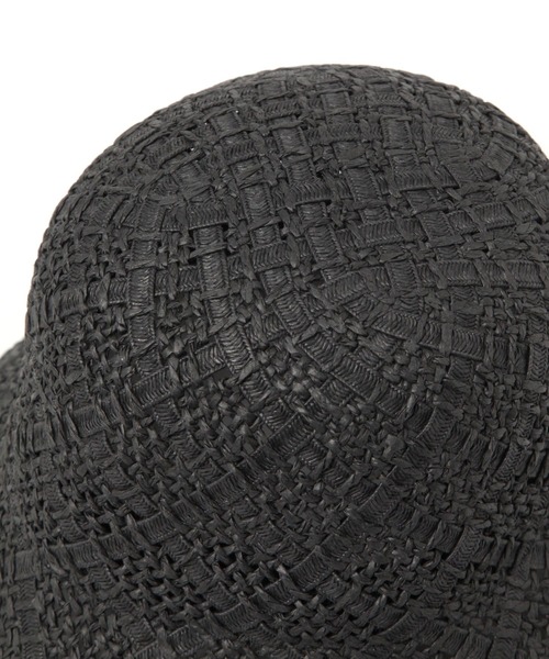 LAKOLE（ラコレ）の「格子柄ペーパーハット / 286092（ハット・レディース・ブラック/ブラウン/ナチュラル・FREE）」の10枚目の写真